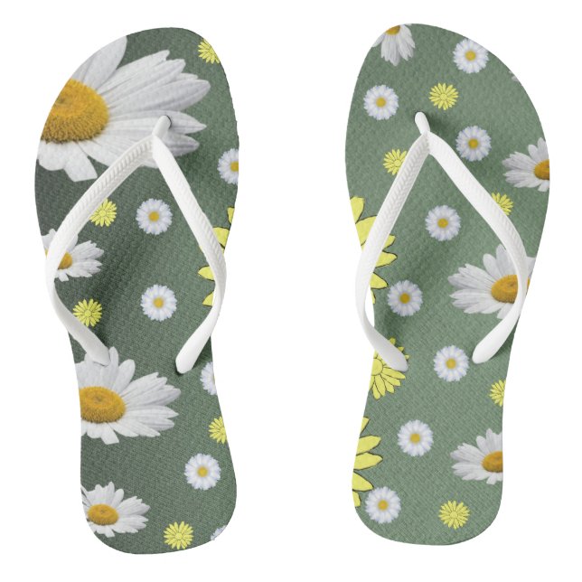Chanclas Flip Flops Floral (Plantilla)