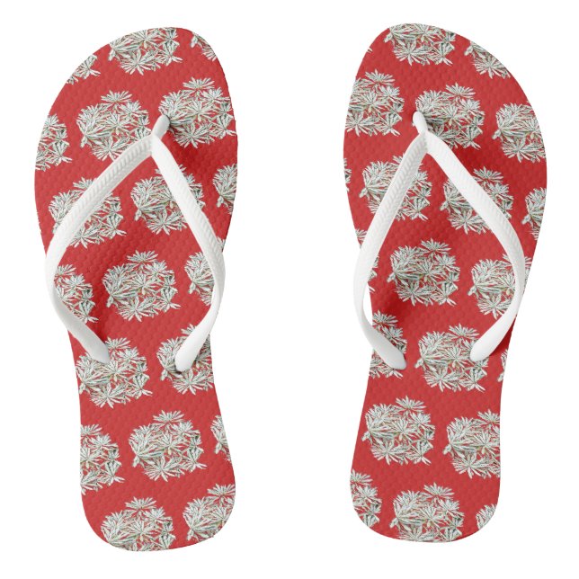 Chanclas Flip Flops florido (Plantilla)