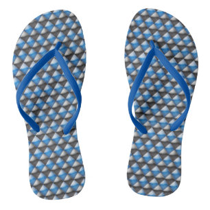 Chanclas Flip Flops - Formas para diamantes azules y negros