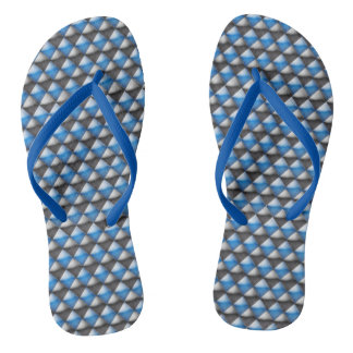 Chanclas Flip Flops - Formas para diamantes azules y negros