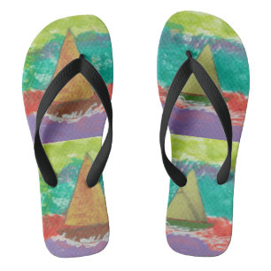 Chanclas Flip Flops náuticos de las mujeres