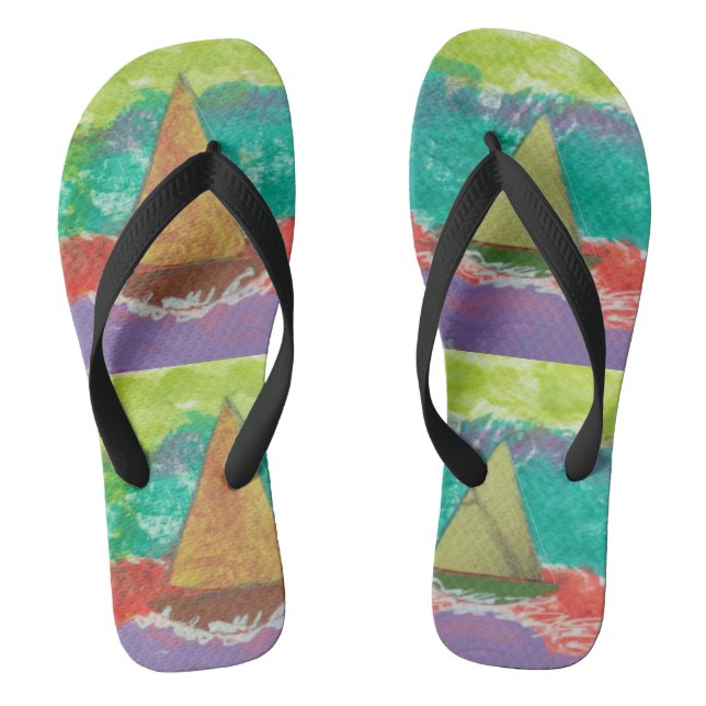 Chanclas Flip Flops náuticos de las mujeres (Plantilla)