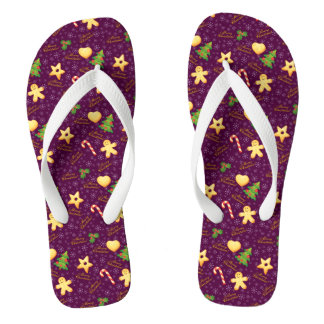 Chanclas Flip Flops navideños