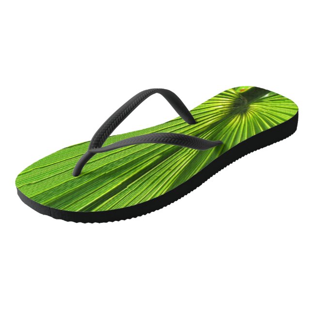Chanclas Flip Flops - Palm Frond (Angular)