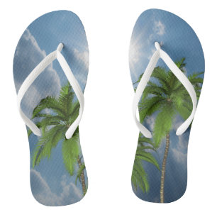 Chanclas Flip Flops Palm Tree