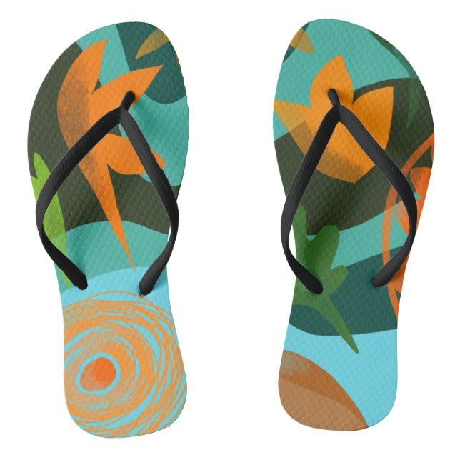 Chanclas Flip flops para las vacaciones de verano (Plantilla)