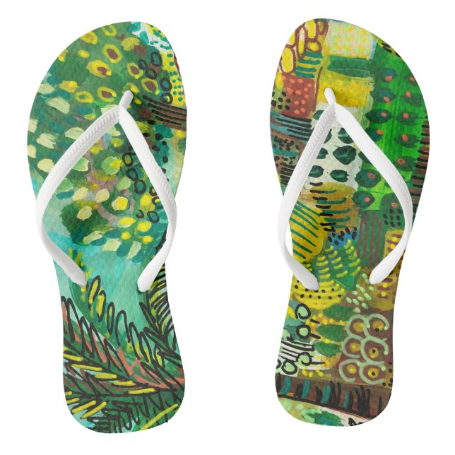 Chanclas Flip flops para las vacaciones de verano (Plantilla)