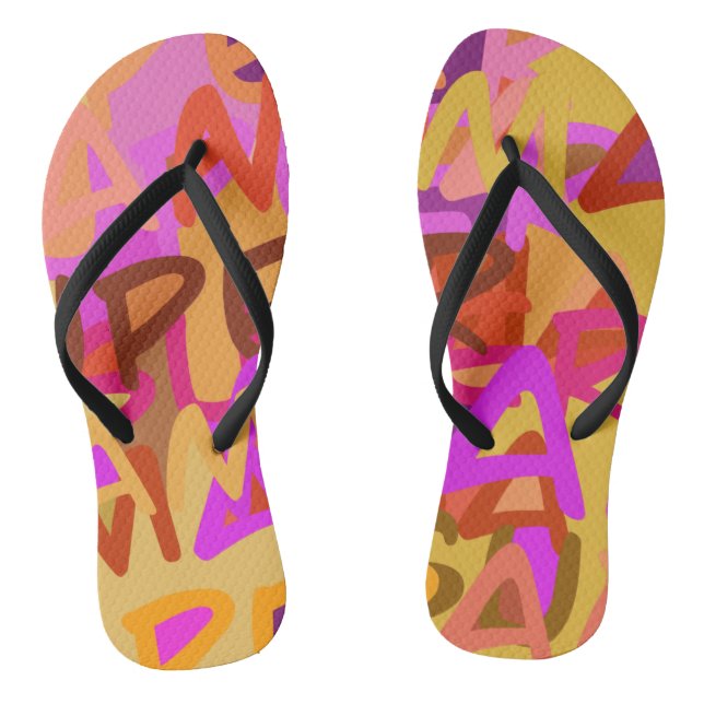 Chanclas Flip flops para las vacaciones de verano (Plantilla)