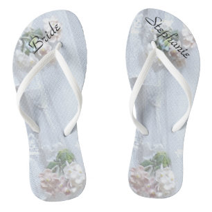 Chanclas Flip Flops personalizados de Boda de novias de col