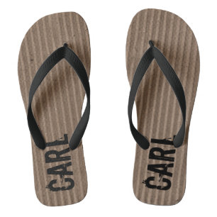 Chanclas Flip Flops personalizados de cartón ondulado