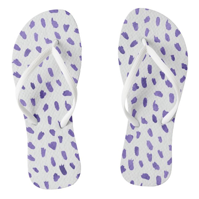 Chanclas Flip Flops - Purple Pattern (Plantilla)