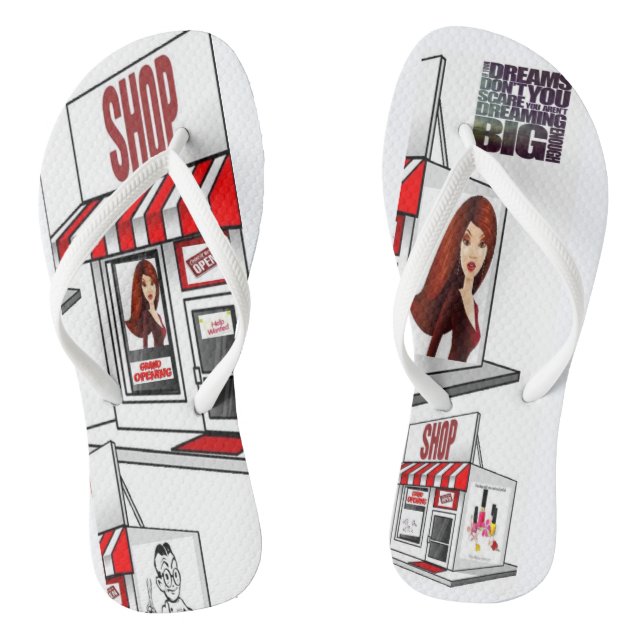 Chanclas Flip Flops Salón de belleza (Plantilla)