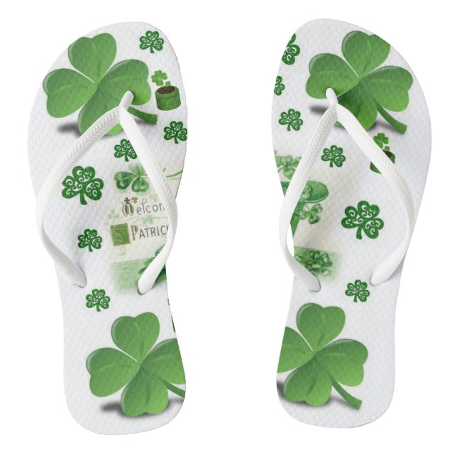 Chanclas Flip Flops St. Patrick's Day (Plantilla)