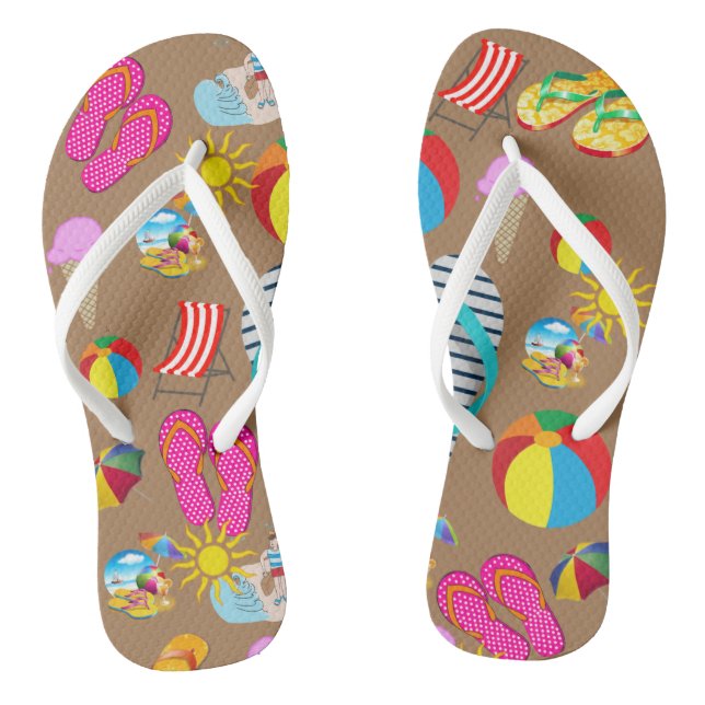 Chanclas Flip Flops Summer Beach Divertido Estilo (Plantilla)