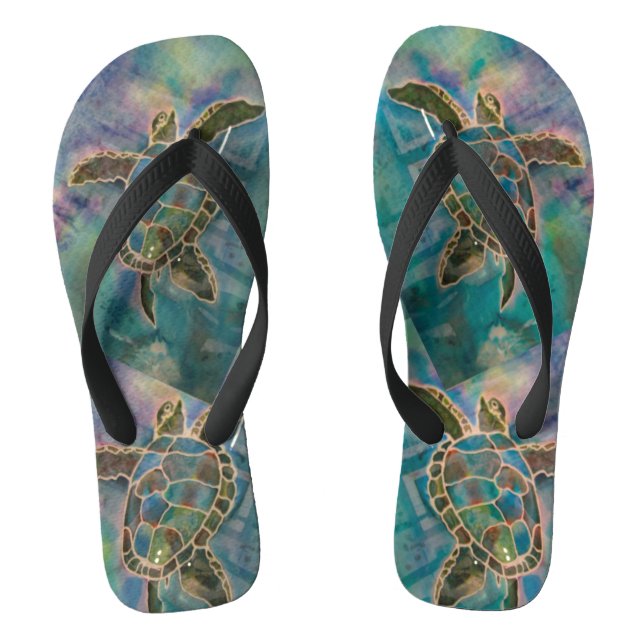 Chanclas Flip Flops - Tortugas marinas (Plantilla)