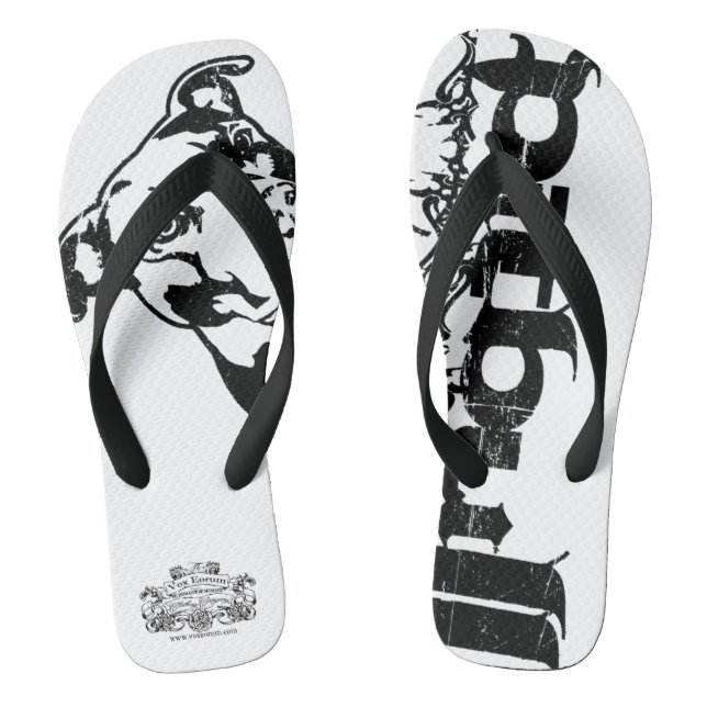 Chanclas Flip-flops tribales de Pitbull (Plantilla)