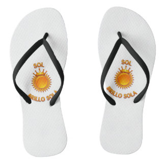 Chanclas Flip Flops with Sol Brillo Sola Logo | Inspiration