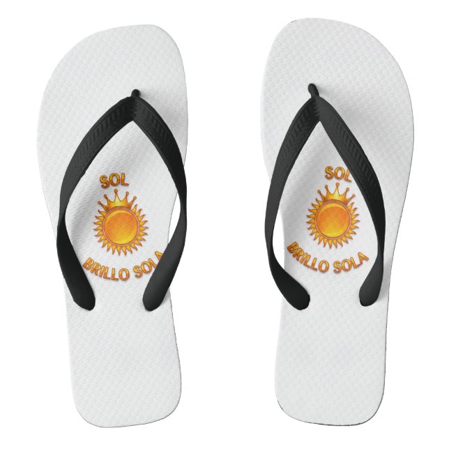 Chanclas Flip Flops with Sol Brillo Sola Logo | Inspiration (Plantilla)