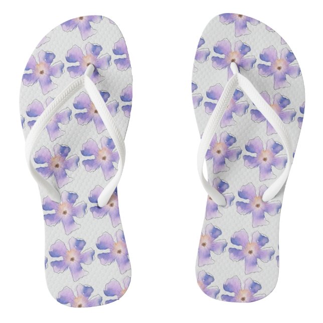 Chanclas Flip floral de diseño (Plantilla)