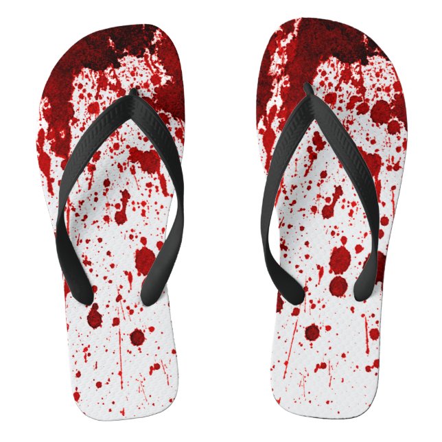 Chanclas Flipflop Sandals Splatter Vampiro gótico (Plantilla)