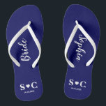Chanclas Flips-flopes de la boda para el fiesta nupcial,<br><div class="desc">Flips-flopes para su banquete de boda y huéspedes enteros para su fin de semana del boda o del bachelorette.</div>