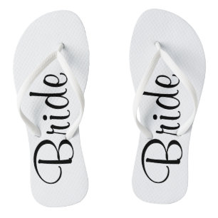 Chanclas Flips-flopes de la novia del día de boda