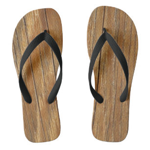 Chanclas Flips-flopes de madera del grano
