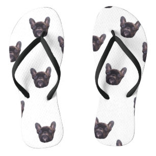 Chanclas Flips-flopes del bulldog francés