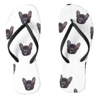 Chanclas Flips-flopes del bulldog francés