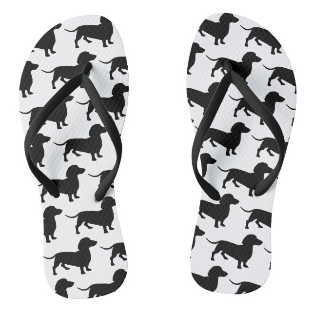 Chanclas Flips-flopes del Dachshund (Plantilla)