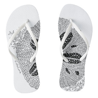 Chanclas Flips-flopes del Seashell de Listakora