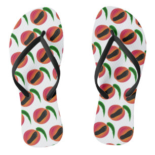 Chanclas Flips-flopes descalzos de los melocotones de