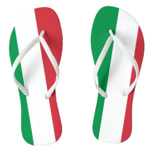 Chanclas Flips-flopes italianos de la playa de la bandera