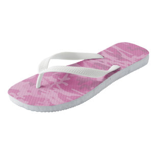 Chanclas Flips-flopes rosas claros femeninos de Camo