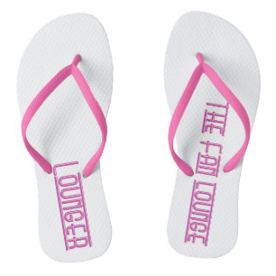 Chanclas Flopo de las mujeres blanco/rosado
