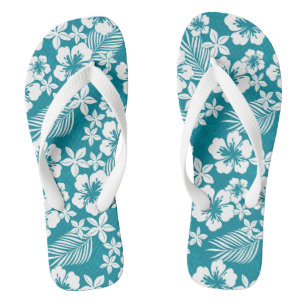 Chanclas Flops de volteo de impresión tropical