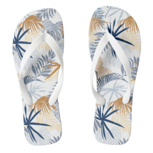 Chanclas Flops de volteo de impresión tropical