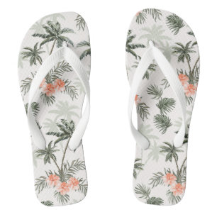 Chanclas Flops de volteo de impresión tropical