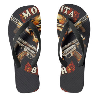 Chanclas Flops de volteo para adultos, cintas anchas