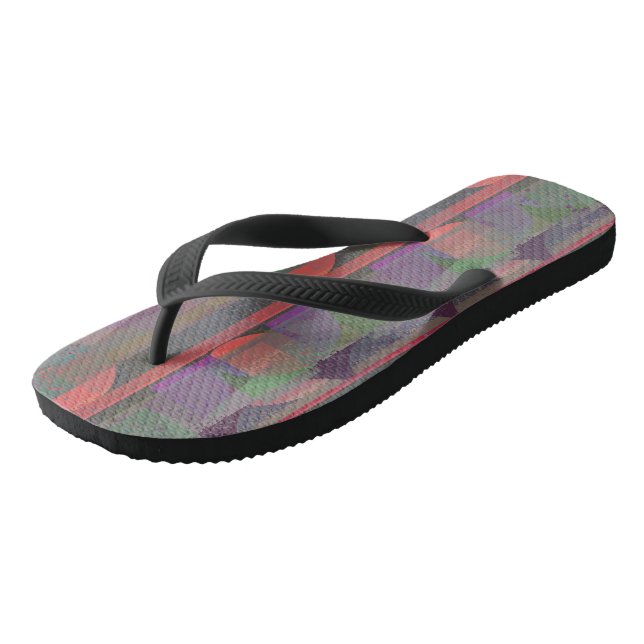 Chanclas Flops de volteo para adultos, cintas anchas (Angular)