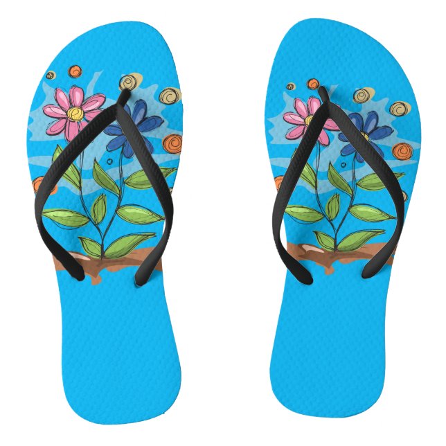 Chanclas flor (Plantilla)