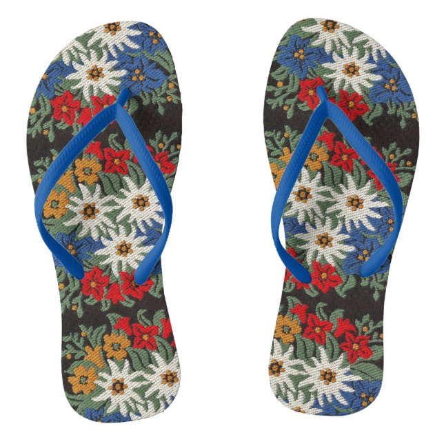 Chanclas Flor alpina suiza Edelweiss (Plantilla)