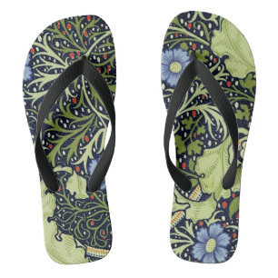 Chanclas Flor de antigüedades de William Morris Seaweed