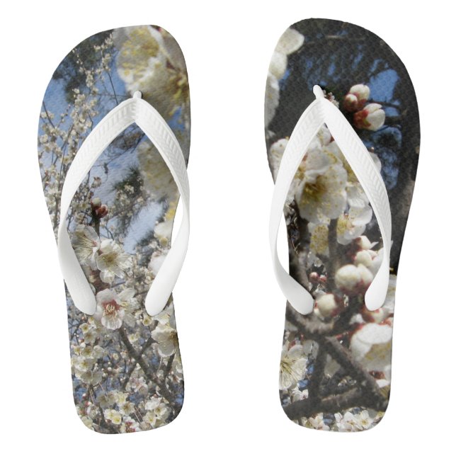 Chanclas Flor de cerezo blanco / サ・(桜) Sakura/Sakura de cer (Plantilla)