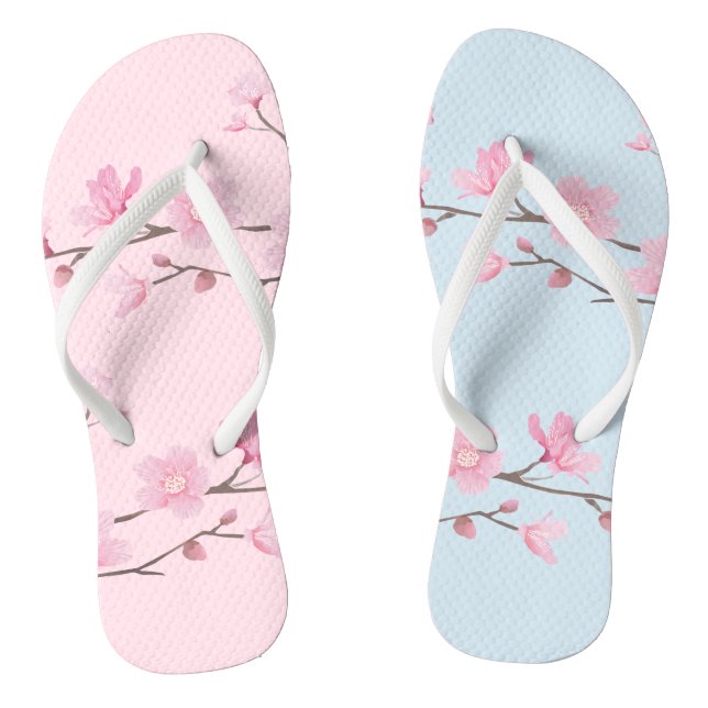 Chanclas Flor de cerezo - transparente - Special (Plantilla)