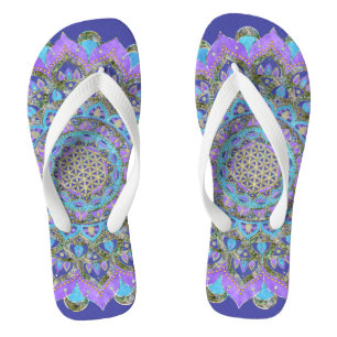 Chanclas Flor de la Vida - Mandala Estilo India 2