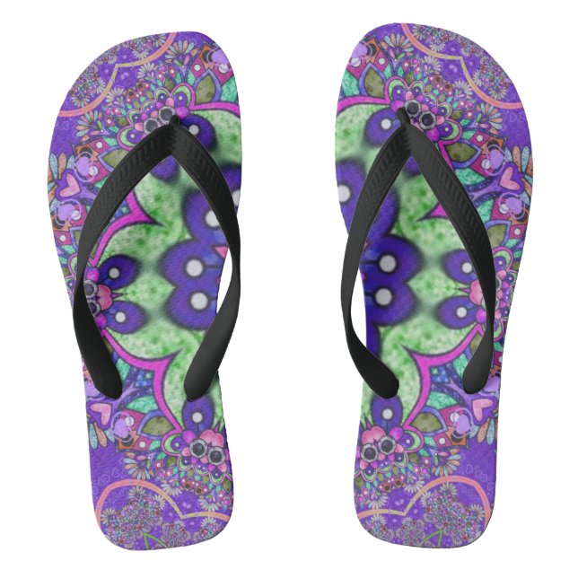 Chanclas Flor de Mandala (Plantilla)