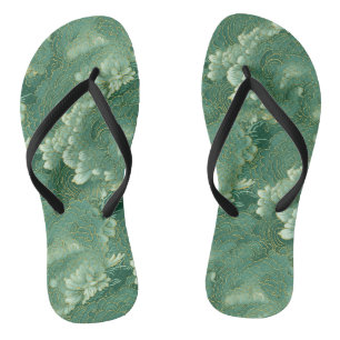 Chanclas Flor de patrón de chyogami celestial