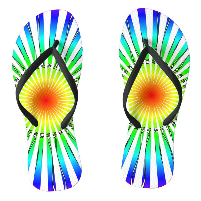 Chanclas Flor de verano (Plantilla)