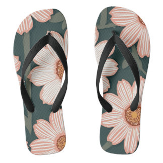 Chanclas flor flip flops